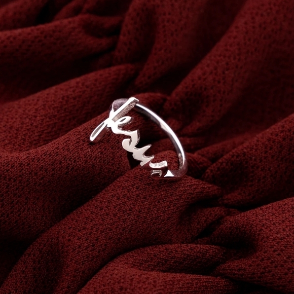 ❤️ MY JESUS STERLING SILVER RING - Picture 1 of 8